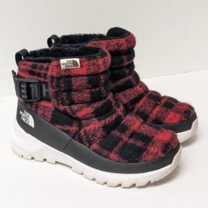 The North Face Thermoball Pull-On Wool Boots, Red/Black, Women's 6 M